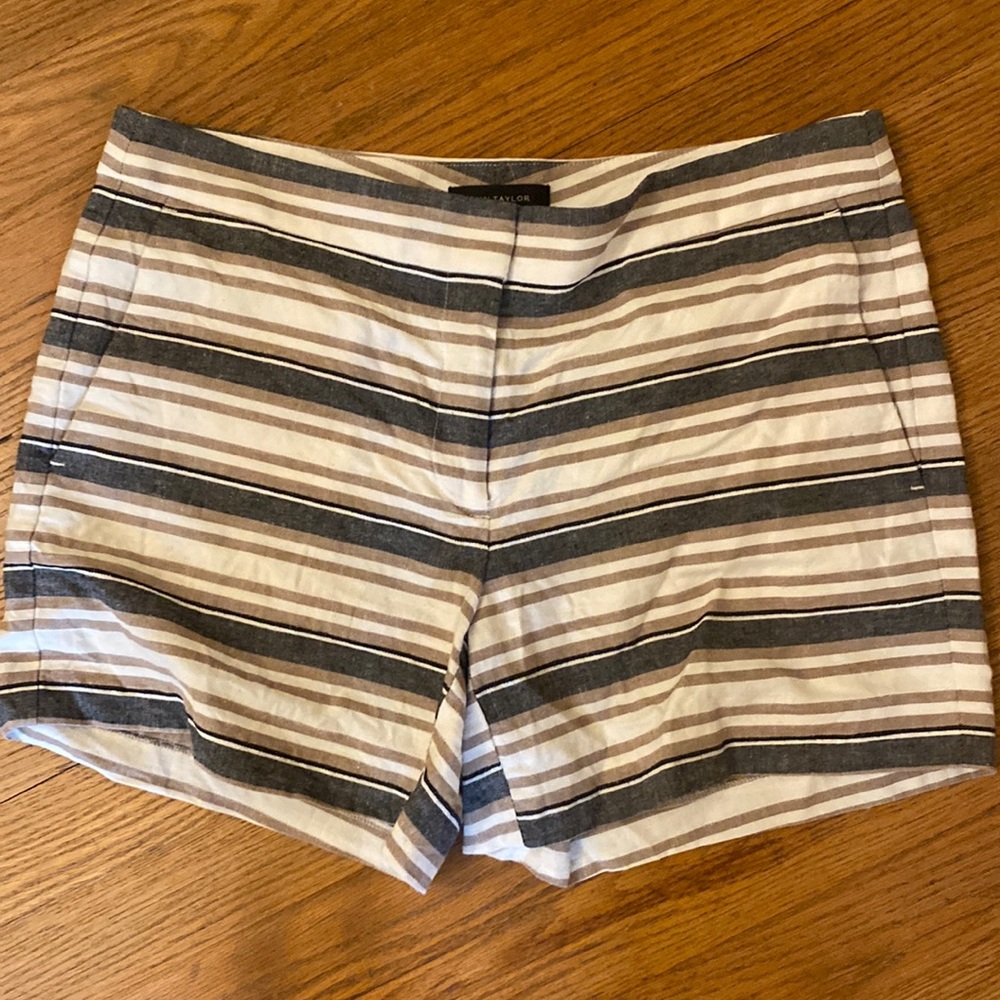 Ann Taylor stripped shorts